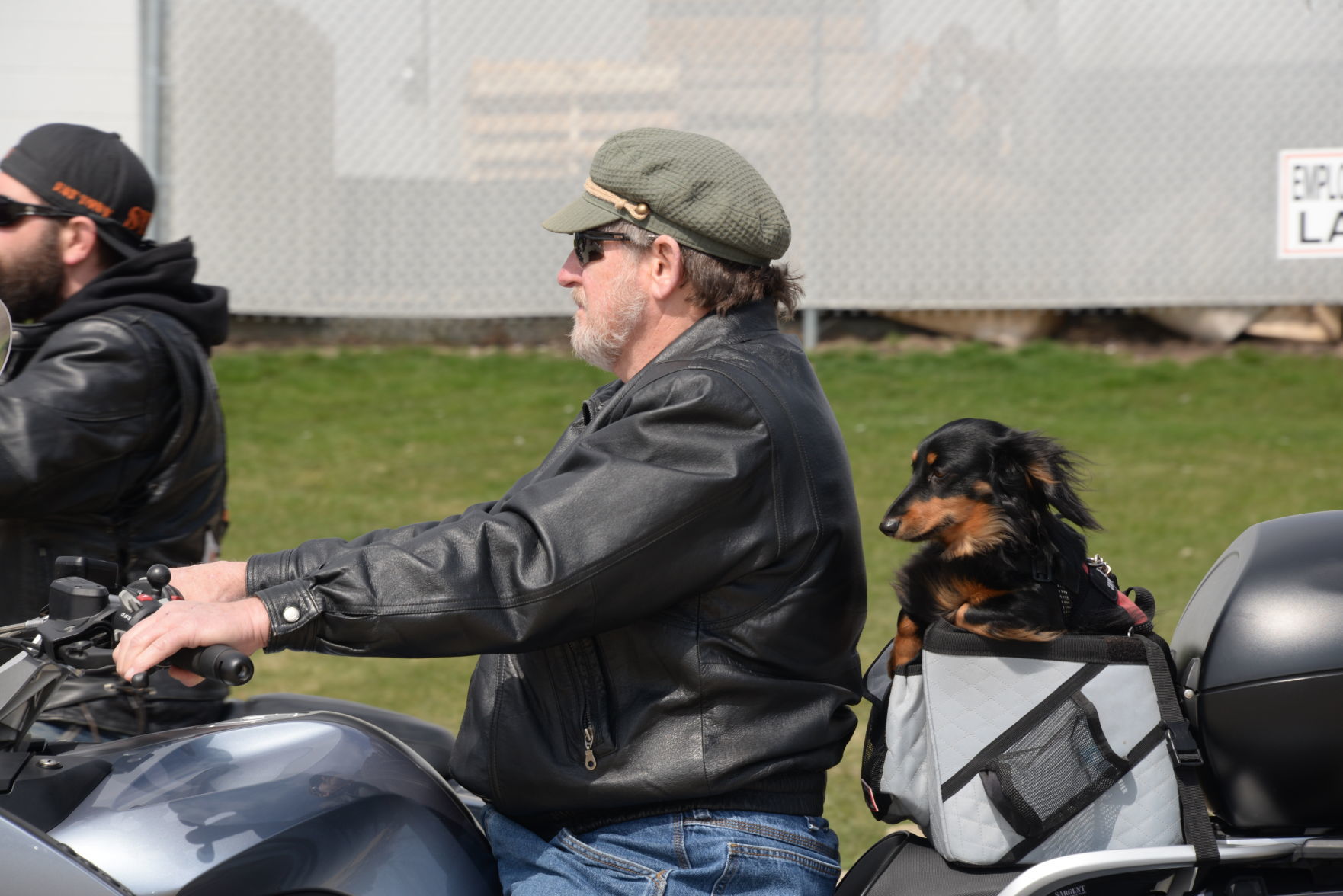 Bruce Woodcock with Merlin